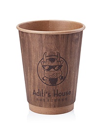 欧版12盎司牛皮中空杯