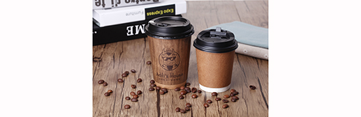 环保牛皮纸双层咖啡纸杯的优势